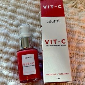 Teami Vit-c collagen infused serum. Nib.